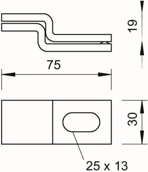 OBO WB 30 75 FT Wandbügel 
