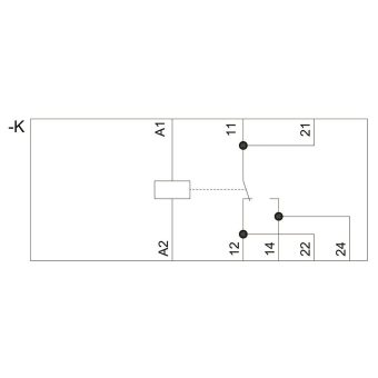 Siemens LZX:RT314024 Steckrelais 1W 