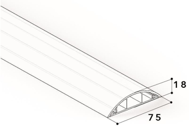 GGK Kanal ABK trend 18x75           6681 