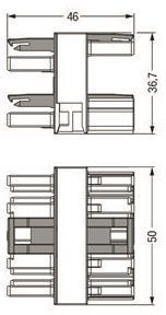 WAGO 770-609 3-fach-Verteiler, 