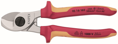 Knipex VDE-Kabelschere 165mm     9516165 