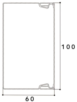 GGK Lfs-Installationskanal   LFS60X100RW 