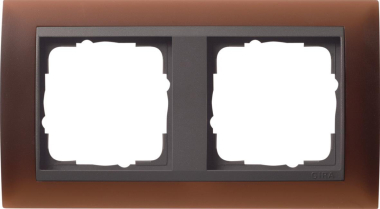 GIRA 021213 Abdeckrahmen 2fach Zwischen 