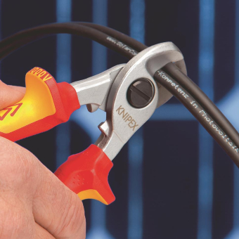 Knipex VDE-Kabelschere 165mm     9516165 