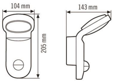 ESY LED-Außenleuchte AOL 100  EL10750717 