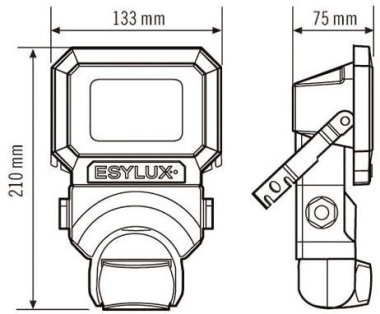 Esylux AFL SUN LED 10W 5K wei EL10810077 