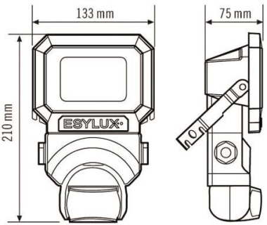 Esylux AFL SUN LED 10W 5K     EL10810084 