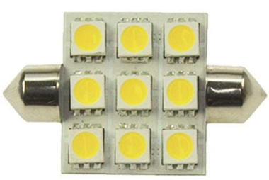 S&H LED-Soffitte 9SMD Ø24mmx42mm   34698 