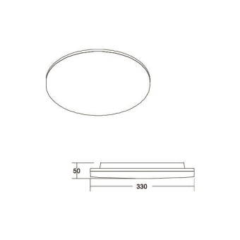 Brumberg LED-Anbauleuchte 230 V 12512073 