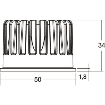 Brumberg LED-Einsatz 3CCT mit 12982503AB 