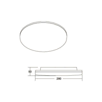 Brumberg LED-Anbauleuchte 230 V 12511073 