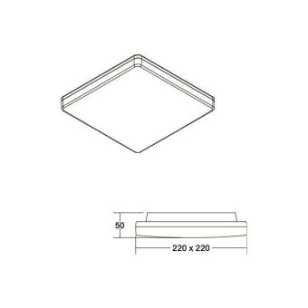 Brumberg LED-Anbauleuchte 230 V 12513073 