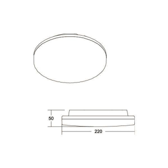 Brumberg LED-Anbauleuchte 230 V 12510073 