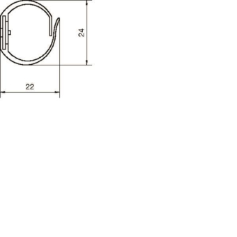 Hager Verdrahtungskanal flexibel   M5691 