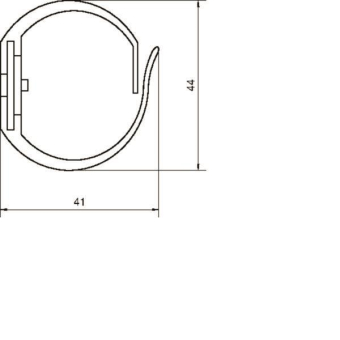 Hager Verdrahtungskanal flexibel   M5693 