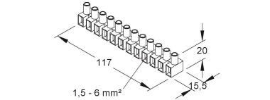Kleinhuis Verbindungsklemme        466.N 