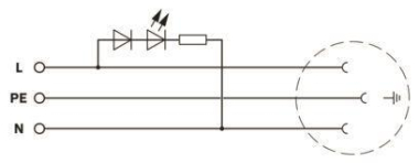 Phoenix 0804040 Steckdose   EO-CF/PT/LED 
