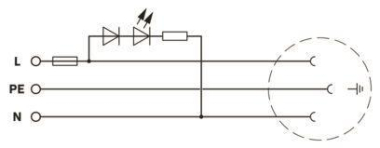 Phoenix 0804030        EO-CF/UT/LED/F/GN 