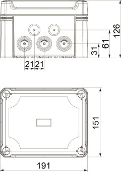 OBO X10 SW Kabelabzweigkasten 