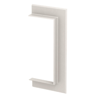 OBO G-KWAO90210RW Wandabschlussblende 