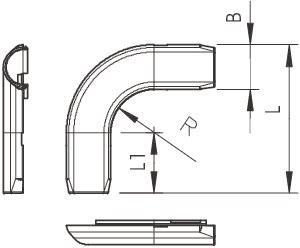 OBO 2953 B M32 LGR Quick-Pipe-Bogen 90° 