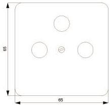 Siemens 5TG18282 DELTA profil Abdeckpl. 