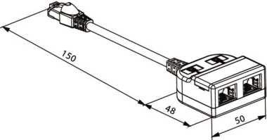 TG T-Adapter S Cat.5.E       J00029A0009 