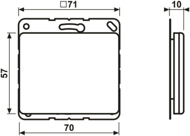 JG SL 500 Blind-Abdeckung       SL561BGB 