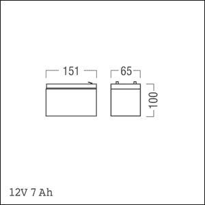 ZUONLITE central eBox ACCU SET PB/12 7Ah 