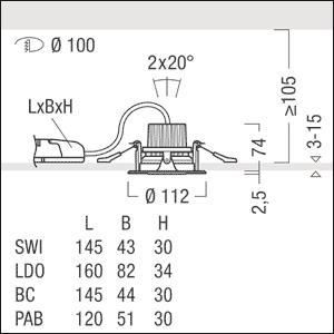 Zumtobel MICROS2 R100           60819377 