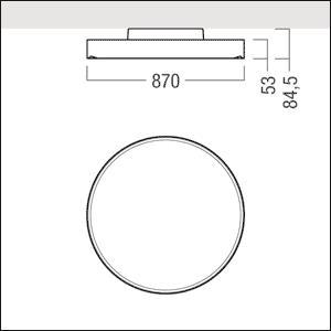Zumtobel ONDA2 A D870 LED8000-  42935409 