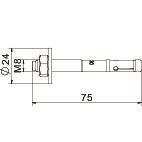 OBO BZ3 8x75/0-20 Bolzenanker BZ3 