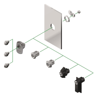 GS Knebelgriff Mit         NSYCL1242ECSX 