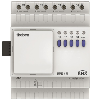 THEB KNX Schaltaktor 4-fach  RME 4 U KNX 