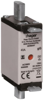 Hager Sicherungseinsatz NH000  LNH0040MK 