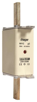 Hager Sicherungseinsatz NH1C   LNH1100M6 