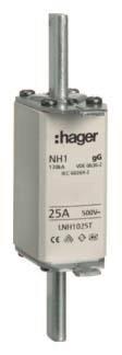 Hager Sicherungseinsatz NH1C    LNH1025T 