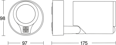 STEIN Wandstrahl. Spot ONE Sensor 058616 