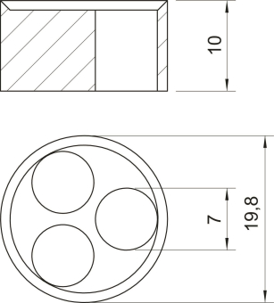 OBO 107 C VM 25 3x7 Mehrfachdichteinsatz 