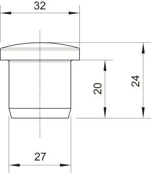 OBO 107VS VM 27 PA Verschlussstopfen 