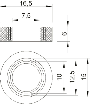 OBO 107 B PG11 Einschnittring PG11 