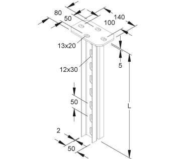NIED HAENGESTIEL 700MM        HDUF50/700 