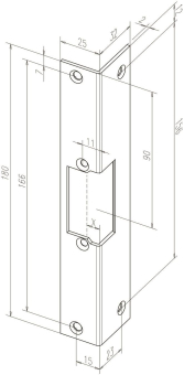 FF WinkelSchließblech    -------13735-01 