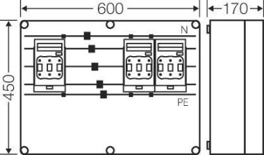 Hensel Mi-NH-Sicherungslast-     Mi 6632 