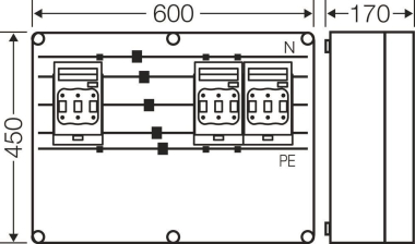 Hensel Mi-NH-Sicherungslast-     Mi 6632 