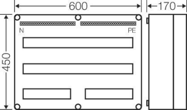 Hensel Mi-Automatengehäuse 80    Mi 1684 
