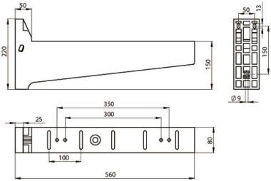 Unex isol. Ausleger lichtgrau      66503 