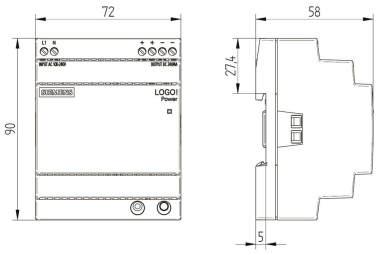 Siemens 6EP33336SB000AY0 LOGO!POWER 24V 