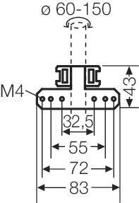 Hensel Mastbefestigung           DK MB 1 