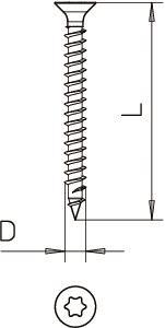 OBO 4759T 4.0x35 Sprint-Schraube 